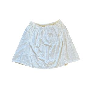 White Pleated Skirt